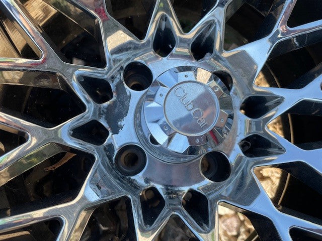 Set of 14" Chrome Athena Wheel with Kraken Tires 23x10.00-14 | Part #47659723010 ***READ