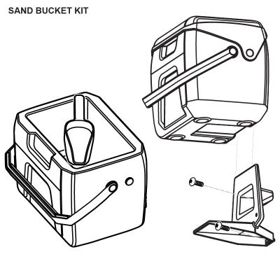 TXT Sand Bucket Kit | Fits E-Z-GO | Part #664402 OEM