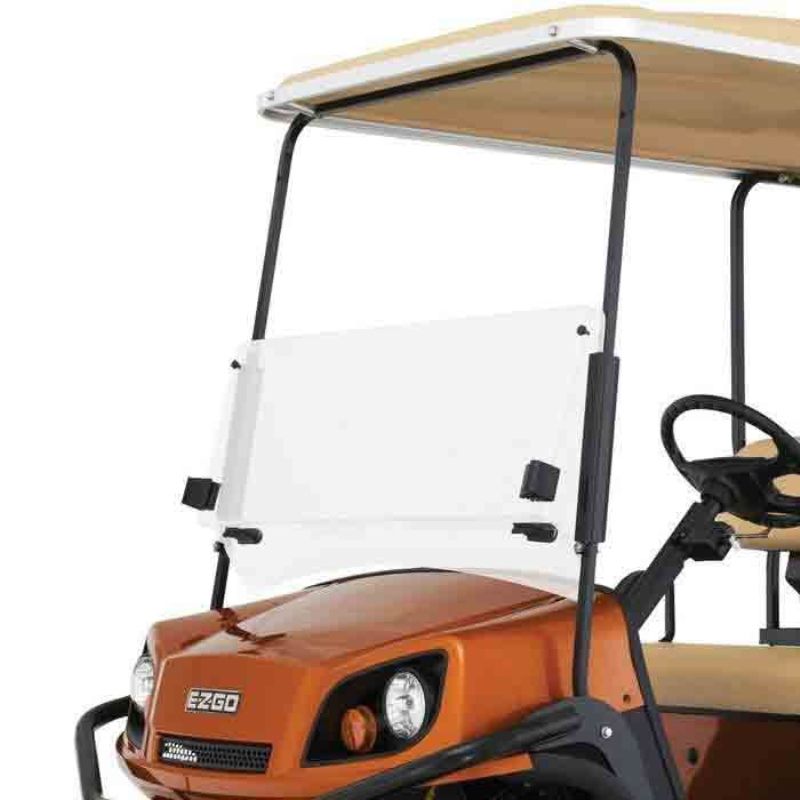 2012-2021 Clear Split EZGO Windshield Kit for Express S4 L4 | Part #71966G05 OEM