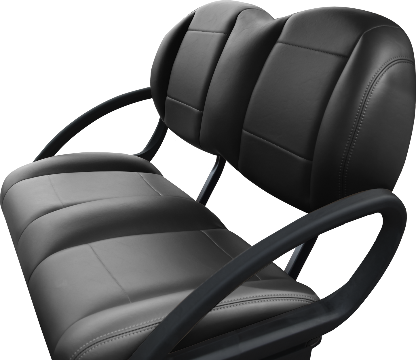 Premium Black Front Seat Bottom 2024+ Design | Fits Club Car | Part #47786207035 OEM