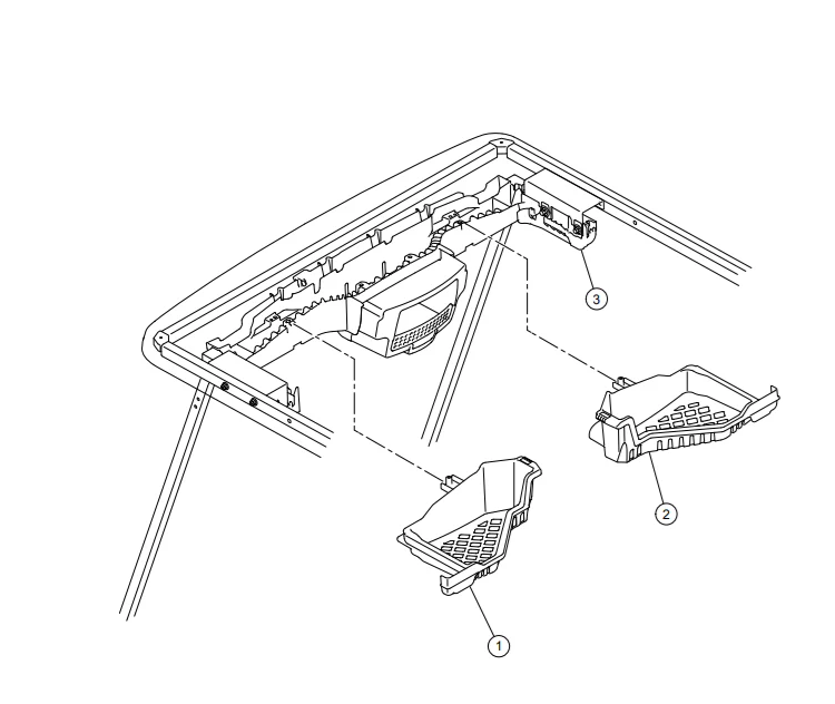 Select Overhead Storage Console | Fits Club Car | Part #47582822001 OEM