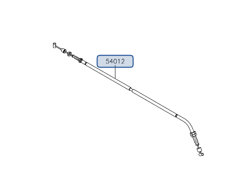 CABLE-THROTTLE | Fits Kawasaki | Part #54012-0633 OEM
