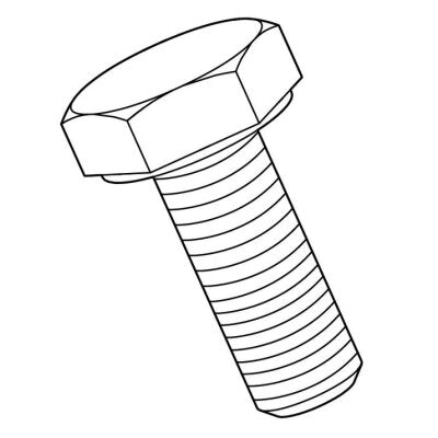 00414G5 - 1/4 -20-in Hex Head Screw | Fits E-Z-GO | Part #00414G5 OEM