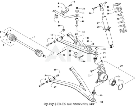 Sway Bar Link Bushing | Fits E-Z-GO | Part #0404-527 OEM