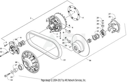 Drive Belt | Fits E-Z-GO | Part #0823-627 OEM