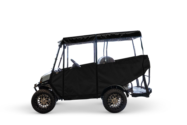 Modular Top Enclosure (Black, 4-Passenger) | Fits E-Z-GO | Part #10023626G0101 OEM