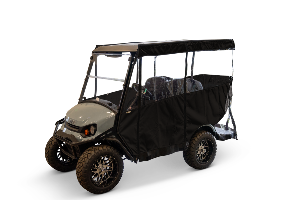 Modular Top Enclosure (Black, 4-Passenger) | Fits E-Z-GO | Part #10023626G0101 OEM
