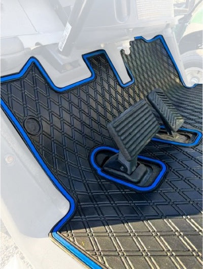 RXV Front Floor Mat (Blue, Standard Pedal) | Fits E-Z-GO | Part #10093343 OEM