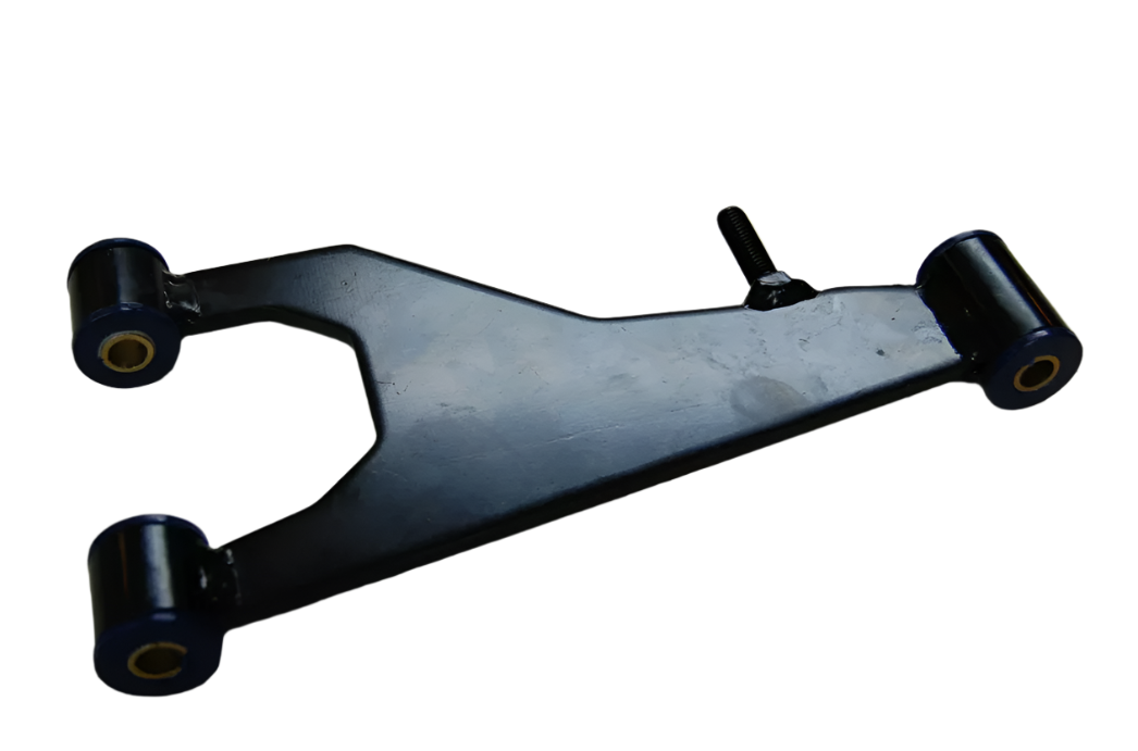 A black delta plate sub assembly designed for a Club Car golf cart.