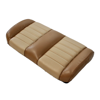 FRONT SEAT BOTTOM PREMIUM CAMELLO AND LIGHT BEIGE | Fits Club Car | Part #105223324 OEM