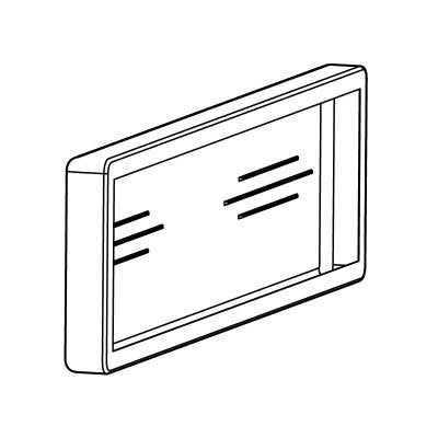 Powder Coat Seat Back Cover (White) | Fits E-Z-GO | Part #18144G2 OEM