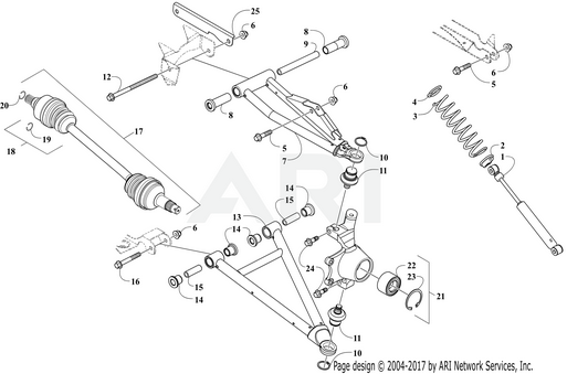 Halfshaft Kit | Fits E-Z-GO | Part #2502-780 OEM