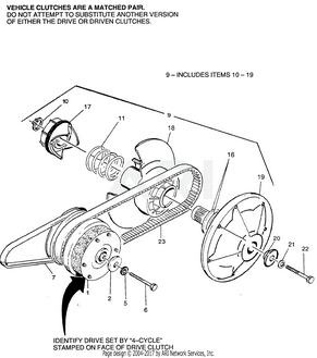 Drive Belt -3PG and 4 CYCLE | Fits E-Z-GO | Part #27077G02 OEM