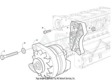 ALTERNATOR, 12V-65A | Fits E-Z-GO | Part #3206-411 OEM