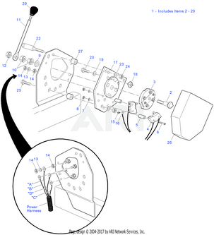 SHAFT, F-N-R SWITCH | Fits E-Z-GO | Part #34169G01 OEM