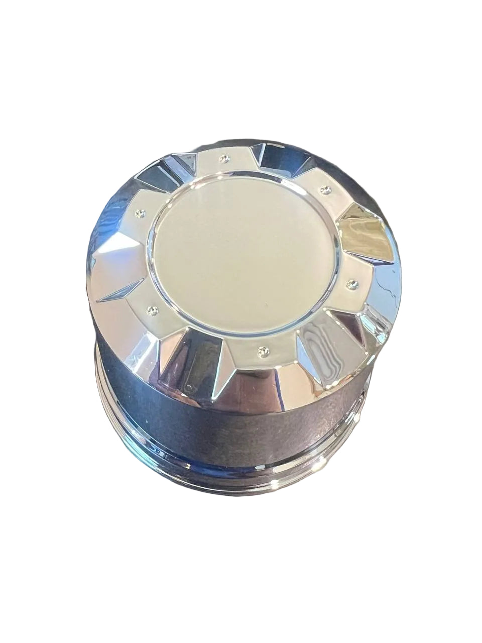 club car oem chrome center cap