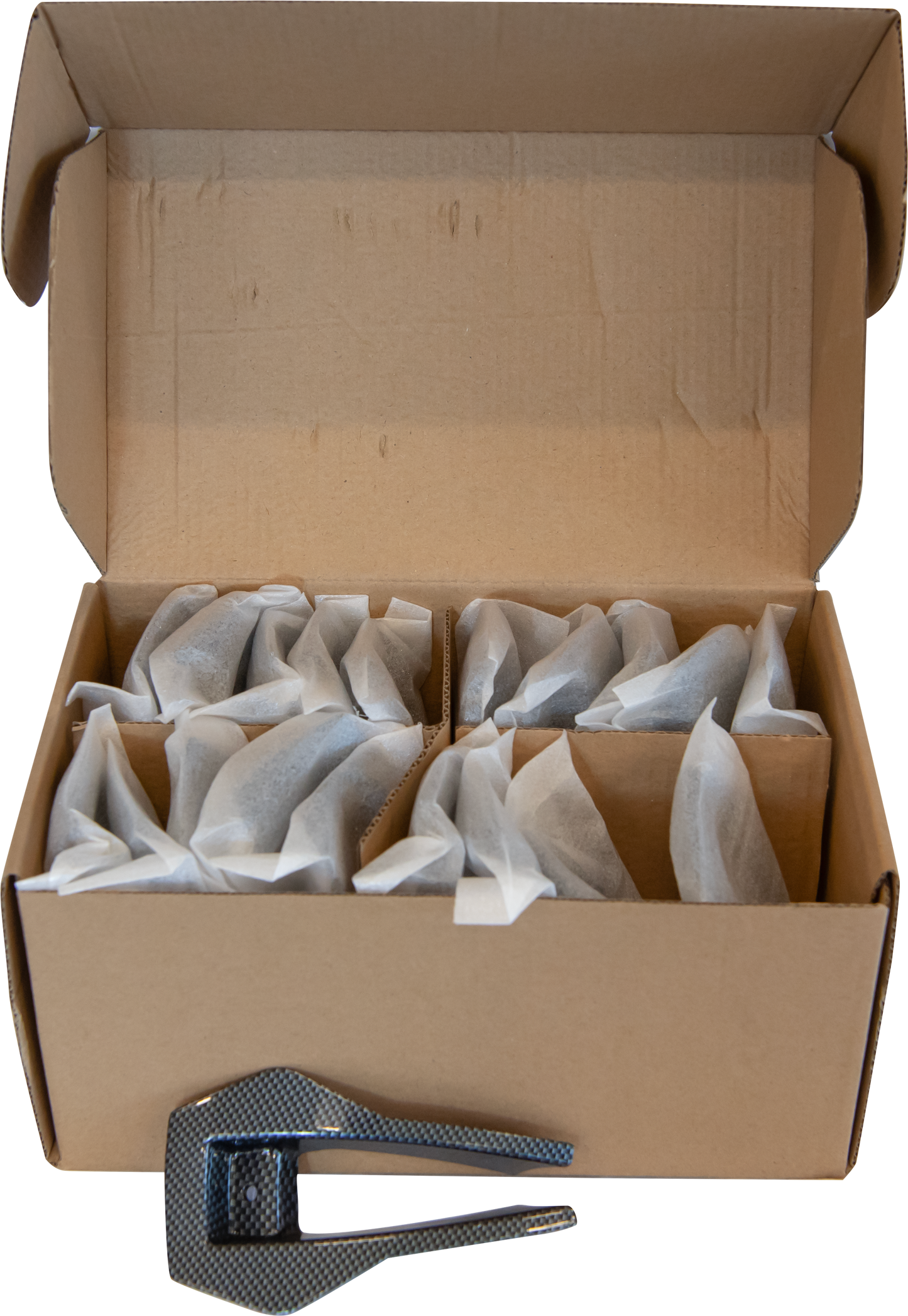 14" Carbon Fiber Finish Nokken Insert Kit Complete Set for 4 Wheels | Fits Club Car | Part #47692907001 OEM