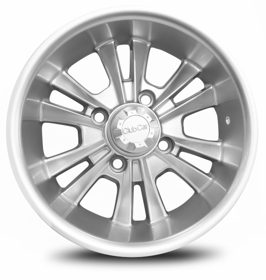 12" Hela Wheel Only - Hyper Silver | Fits Club Car | Part #47714382003 OEM