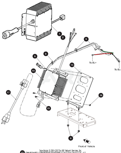 cOR, AC, NEMA 5-15P TO C13, SHIELDED | Fits E-Z-GO | Part #600462G03 OEM