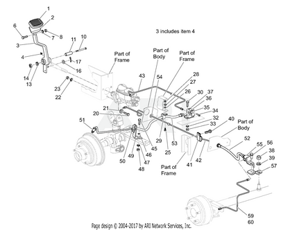 Titan Brake Line Axle (Left Hand) | Fits E-Z-GO | Part #600470 OEM