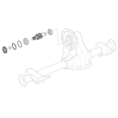 48V Axle Input Gear Kit | Fits E-Z-GO | Part #601068 OEM