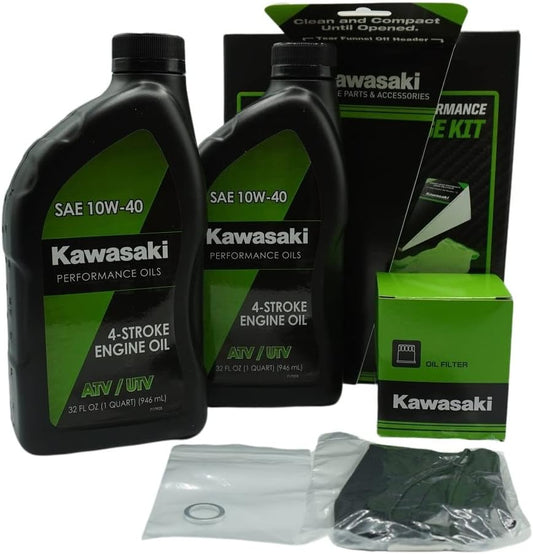 Genuine Oil Change Kit SXS/UTV Mule Gas 4000 4010 | Fits Kawasaki | OEM #99969-3839