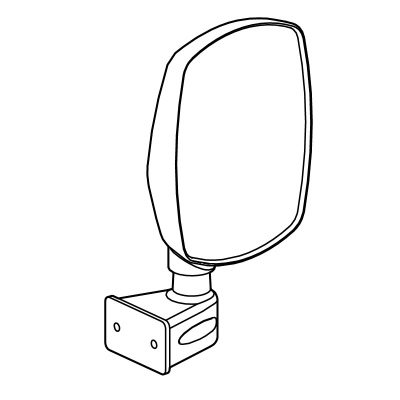 Side View Mirror (Left-Hand Side) | Fits E-Z-GO | Part #621147 OEM