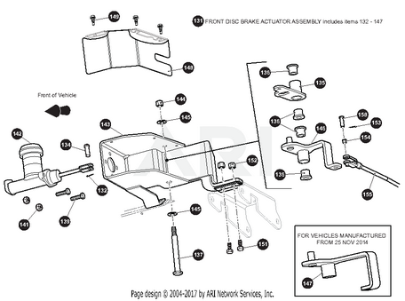 WLDMT, BRKT, PIVOT, LOWER BRAKE | Fits E-Z-GO | Part #641826 OEM