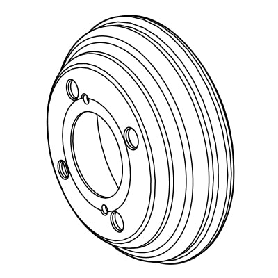 Heavy Duty Drum Brake | Fits E-Z-GO | Part #643367 OEM