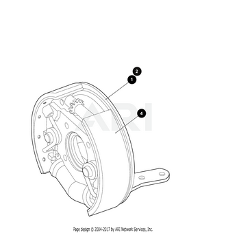 Brake Assembly (Driver Side) | Fits E-Z-GO | Part #644398 OEM