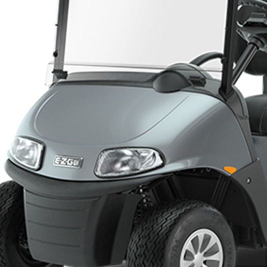 E-Z-GO Cowl Front Hood - Platinum w/ lights - 2008-2023 RXV | Fits E-Z-GO | Part #645759G0142 OEM