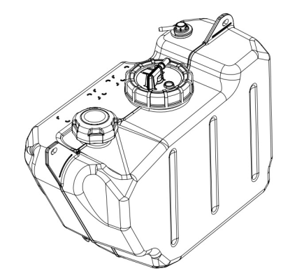 Fuel Tank Assembly w/o Sender | Fits E-Z-GO | Part #656138 OEM