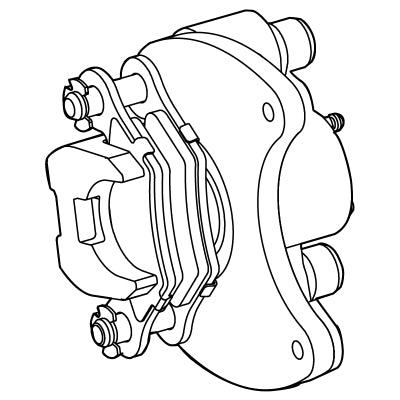 1.25-Inch Hayes Brake Caliper | Fits E-Z-GO | Part #670873 OEM