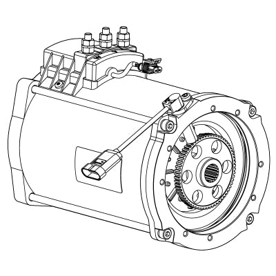 72V Long-Stack Clocked Motor | Fits E-Z-GO | Part #681071 OEM