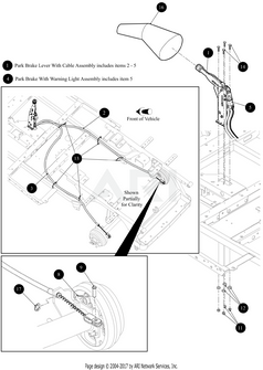 BRAKE CABLE, DS, LWB-ASSY | Fits E-Z-GO | Part #696398 OEM