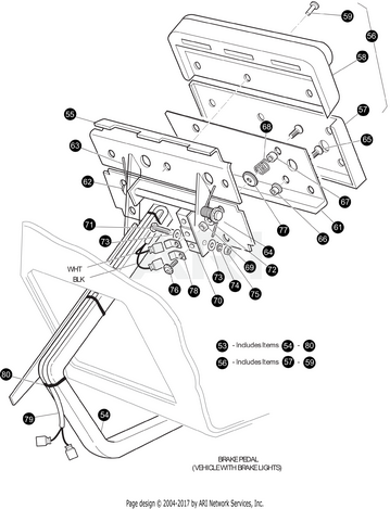 Brake Pedal Pad | Fits E-Z-GO | Part #70257G01 OEM
