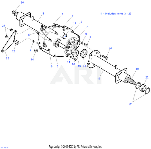 Differential Bracket | Fits E-Z-GO | Part #72017G02 OEM