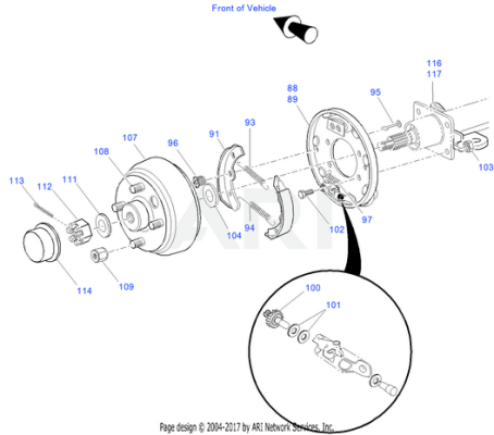 BRUSH SPRING | Fits E-Z-GO | Part #73120G38 OEM