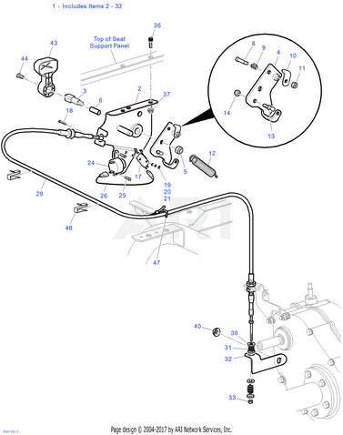 BRACKET, SHIFTER DIFFERENTIAL ARM | Fits E-Z-GO | Part #72730G01 OEM
