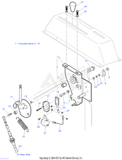 F & R MOUNTING BRACKET | Fits E-Z-GO | Part #73031G02 OEM