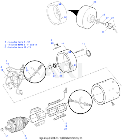 19.9mph Electric Motor | Fits E-Z-GO | Part #73124G03 OEM