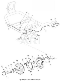 Brake Drum Assembly | Fits E-Z-GO | Part #75573G01 OEM
