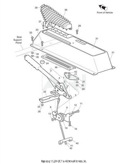 BOOT, PARK BRAKE, CLYDESDALE | Fits E-Z-GO | Part #75821G01 OEM