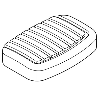 Rubber Pad Cush Pedal | Fits E-Z-GO | Part #810152 OEM