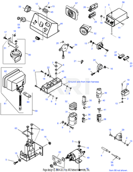 CUSH SWITCH, ROCKER | Fits E-Z-GO | Part #830640 OEM