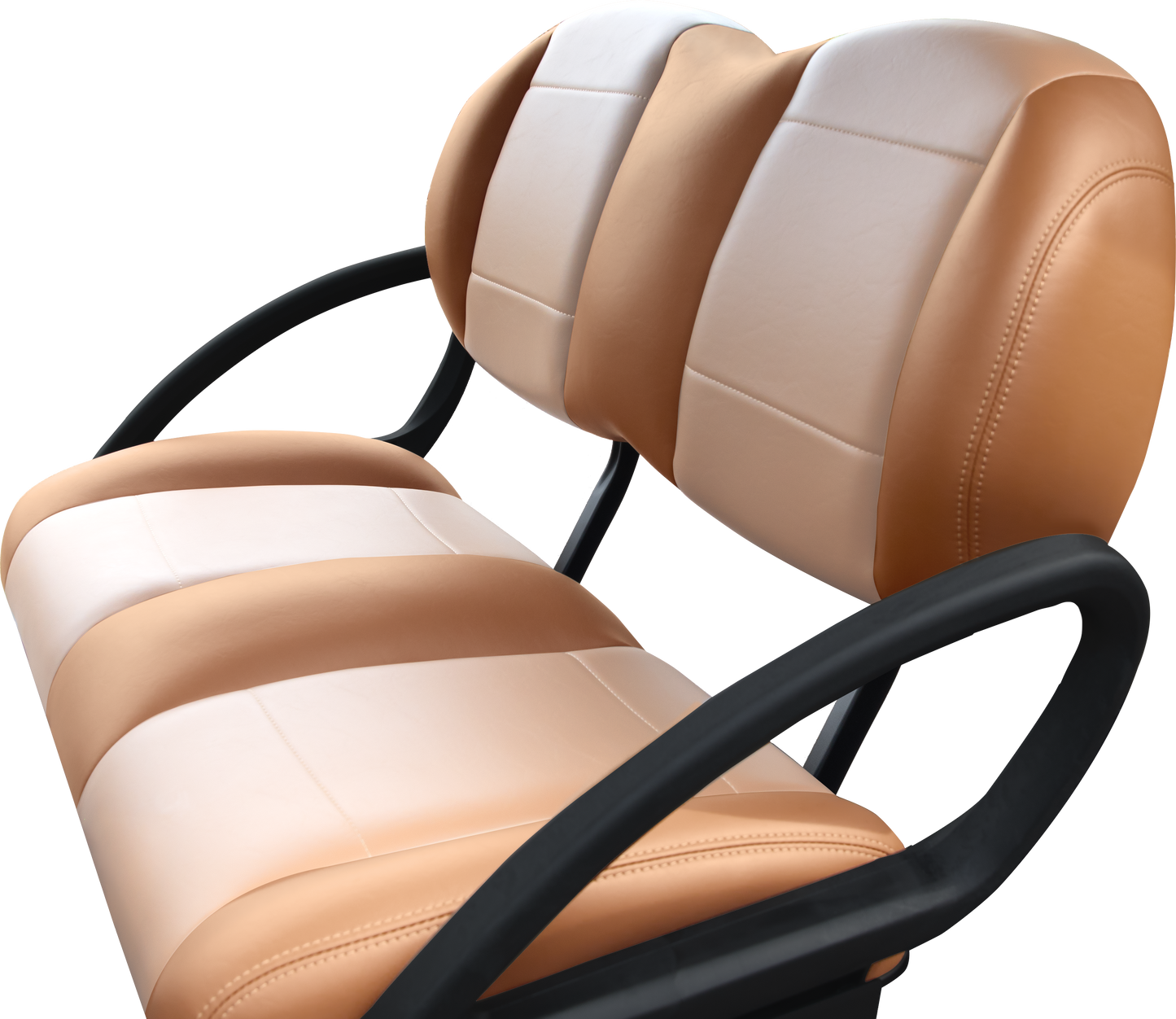 Premium Camello/ Light Beige Two Tone Rear Seat Bottom 2024+ Design | Fits Club Car | Part #47786204034 OEM