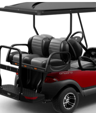 Premium Black & Gray Rear Seat Bottom Assembly | Fits Club Car | Part #47564889028 OEM