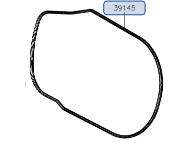 TRIM-SEAL | Fits Kawasaki | Part #39145-0047 OEM