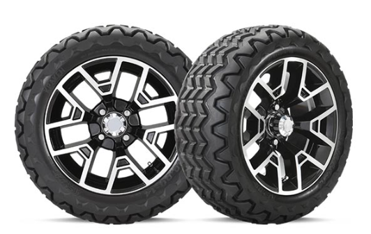 Club Car Mercury Tire and Wheel ASM 10", 12", or 14" (1 Tire & Wheel)