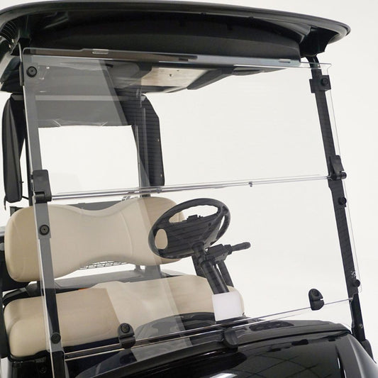 Fold Down Clear Yamaha Windshield for Drive2 | Part #J0B-K7200-24-00 OEM